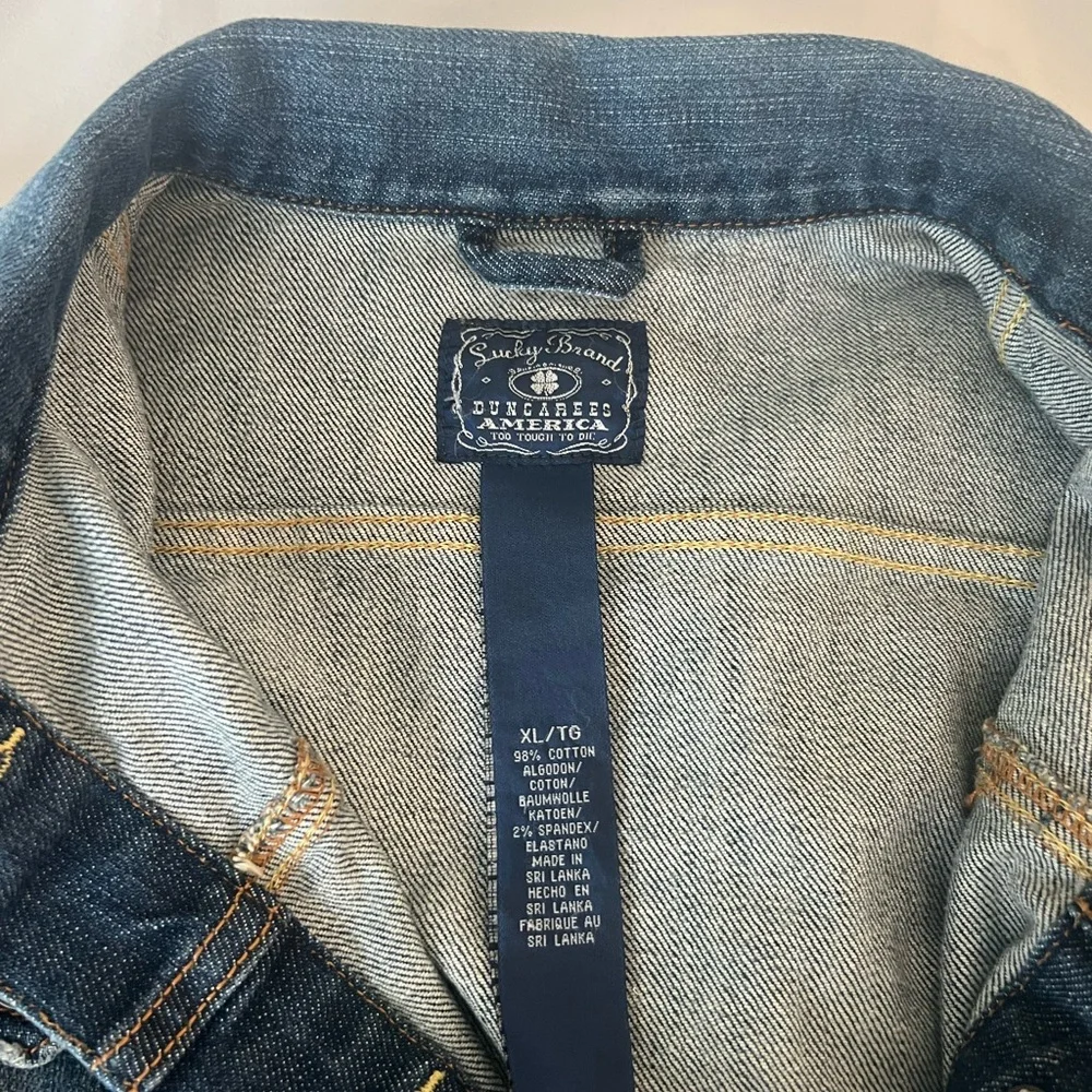 Lucky Brand Dark Blue Jean Jacket - Picture 5 of 5